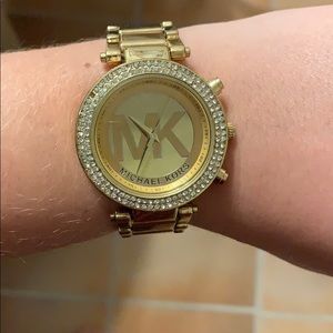 Gold Michael Kors watch